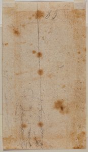 Figurenschets door Michelangelo Buonarroti