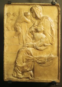 Madonna van de Trappen door Michelangelo Buonarroti
