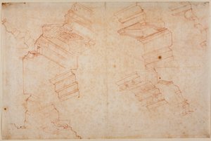 Studies van Romeinse monumenten door Michelangelo Buonarroti