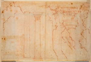 Studies van Romeinse monumenten door Michelangelo Buonarroti