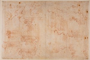 Studies van Romeinse monumenten door Michelangelo Buonarroti