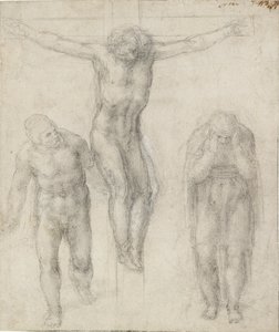 De kruisiging, 16e eeuw door Michelangelo Buonarroti