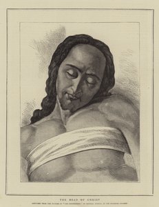 Het hoofd van Christus door Michelangelo Buonarroti