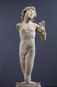 Jonge boogschutter, ca. 1490 (marmer) door Michelangelo Buonarroti