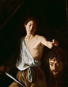 David met het hoofd van Goliath, 1606 (detail)