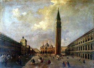 Het San Marcoplein met de Campanile