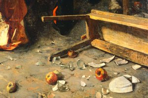 Een spelletje troeven of ruzie in Trastevere