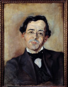 Portret van Paul Leautaud (1872-1956) schrijver en columnist