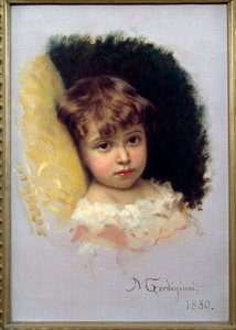 Kinderportret door Michele Giordigiani