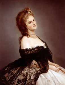 Virginia Oldoini, Gravin van Castiglione, naar een foto van Pierre-Louis Pierson, 1862 door Michele Gordigiani