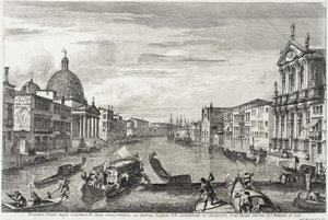 Het Grote Kanaal Tussen San Simone Piccolo en Santa Chiara, ca. 1740-41
