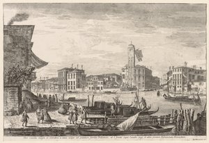 Gezichten van Venetië: Cannaregio, 1741 door Michele Marieschi