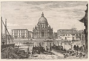 Gezichten op Venetië: S. M. Della Salute, 1741