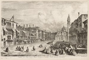 Gezichten van Venetië: S. Maria Formosa, 1741