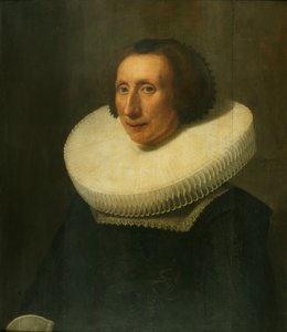 Portret van een Dame, 58 Jaar door Michiel Jansz. van Miereveld