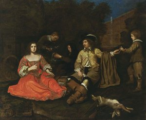 Elegant jachtbedrijf uitrusten door Michiel Sweerts