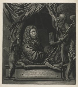 Zelfportret door Michiel van Musscher