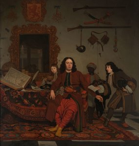 Thomas Hees en zijn Dienaar Thomas en Neven Jan en Andries Hees (detail)
