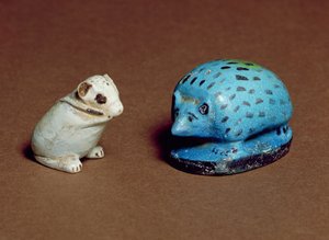 Egel en jerboa, uit Beni Hasan en Heliopolis, 12e-13e Dynastie, ca. 1963-1648 v.Chr.