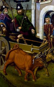 Lichaam van Sint Jacobus arriveert in Galicië (detail)