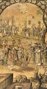 De verovering van Mexico door Hernan Cortes door Miguel and Juan Gonzalez