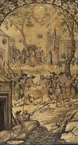 De verovering van Mexico door Hernan Cortes door Miguel and Juan Gonzalez
