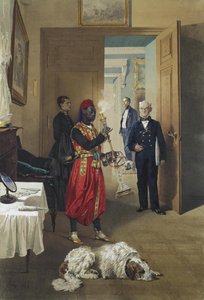 Foyer van het Grote Paleis in Tsarskoye Selo, 1865