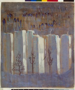 Winter (III) door Mikalojus Konstantinas Čiurlionis