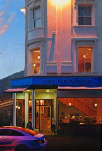 Rendevous, 2017 (olieverf op linnen) door Mike Briscoe