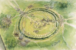 Stonehenge Fase 2, ca. 27e eeuw v.Chr., ca. 1990-2010
