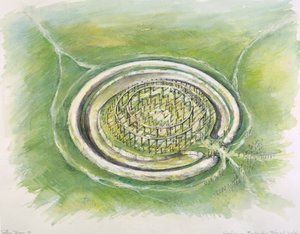 Woodhenge, ca. 25e eeuw v.Chr. door Mike Seaforth