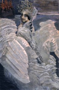 Prinses Zwaan, 1900 door Mikhail Aleksandrovich Vrubel