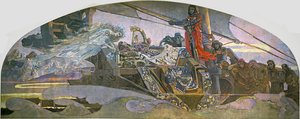 Prinses van Droom La Princesse lointaine, 1896 door Mikhail Aleksandrovich Vrubel
