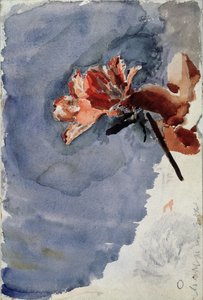 Rode Azalea, 1886-1887 door Mikhail Aleksandrovich Vrubel