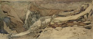 De neergeslagen demon, 1901 door Mikhail Aleksandrovich Vrubel