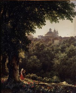 Ariccia nabij Rome, 1836