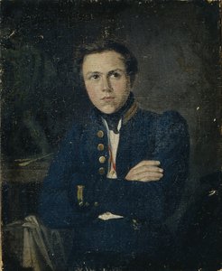 Portret van de beeldhouwer Alexander Ivanovich Terebenev 1812-1859