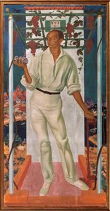 Portret van de Mexicaanse kunstenaar Roberto Montenegro Nervo