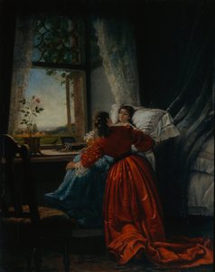 De Zieken Bezoeken, 1885 door Mikhail Petrovich Klodt Baron