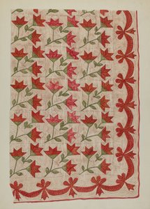 Geappliqueerde quilt