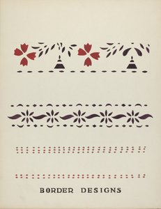 Randontwerpen uit Voorgesteld Portfolio "Maine Muurstencils"