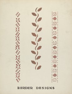 Randontwerpen uit Voorgesteld Portfolio "Maine Muurstencils"