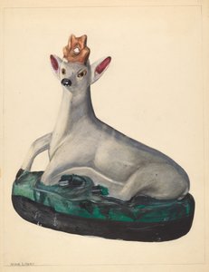 Hertenfiguur, ca. 1936