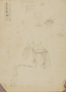 Dromedaris Zadel/Studies door Miner Kilbourne Kellogg