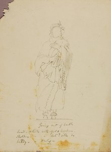 Figuur Studie (Bad verlaten)