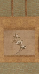 Een tak van perenbloesems door Ming Dynasty Chinese School