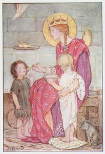 Sint Margaretha van Schotland door Minnie Didbin Spooner