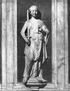 Gerechtigheid, van het Monument voor Bernardo Giugni, ca. 1460
