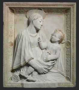 Madonna en Kind, voor 1461 door Mino da Fiesole