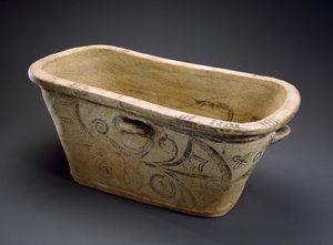 Larnax (badkuip en kist) of "as kist" door Minoan